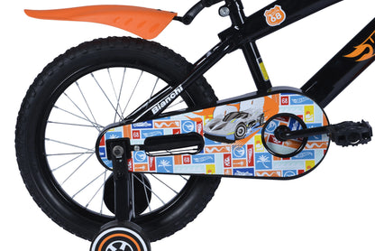 BICICLETA HOTWHEELS 16 NEGRO - Bianchi Store