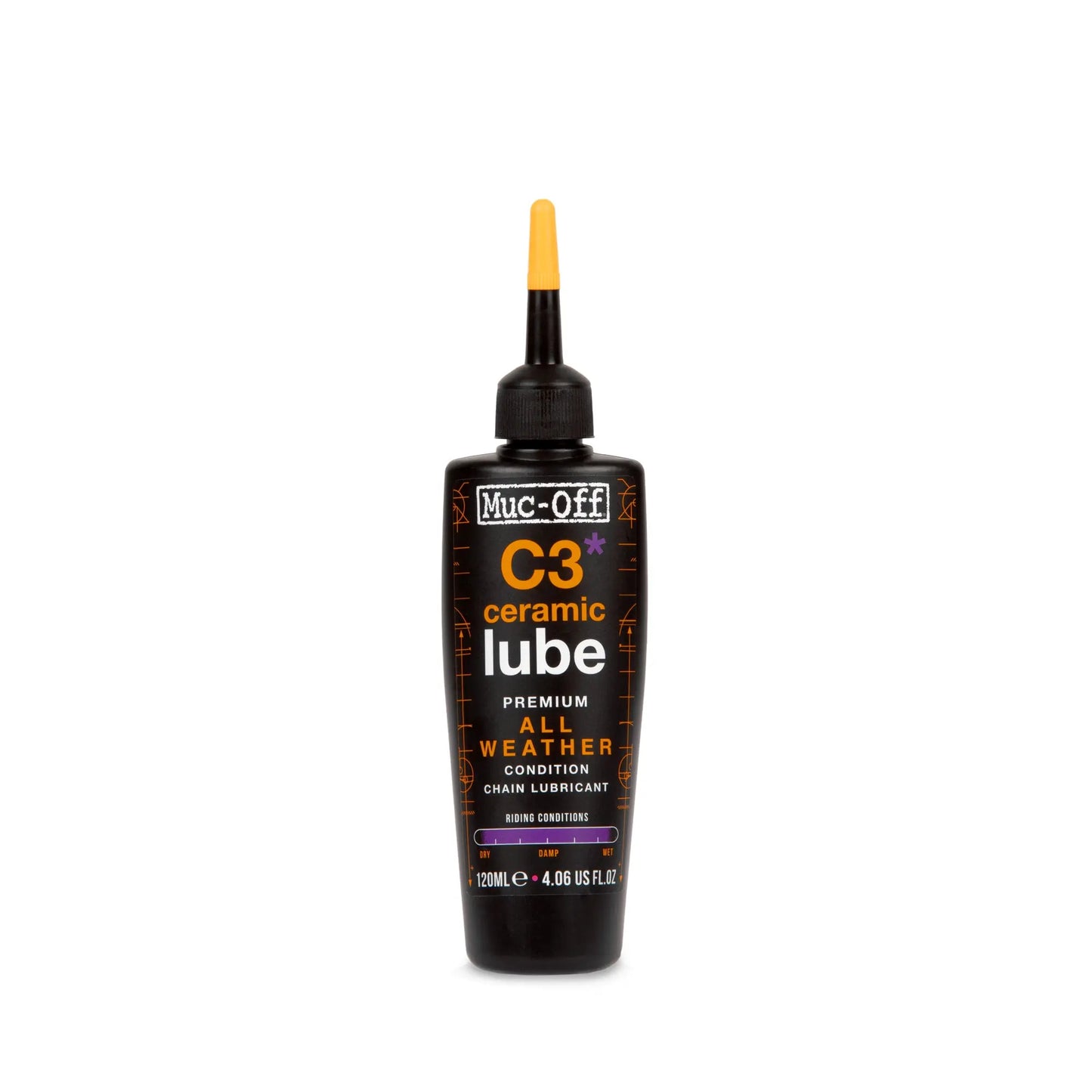 LUBRICANTE MUC-OFF C3 CERAMICO ALL WEATHER 120ML