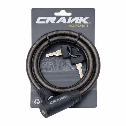 Candado Crank 515 8X1200 C/Llave Negro - Bianchi Store