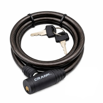 Candado Crank 515 8X1200 C/Llave Negro - Bianchi Store