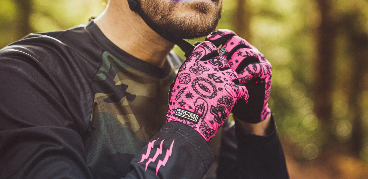 GUANTES LIGEROS RIDE GLOVES MUC-OFF  - PINK Muc-off