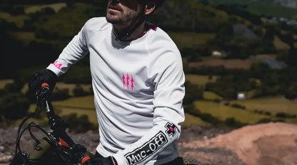 Muc-Off Long Sleeve Riders Jersery White L Muc-off