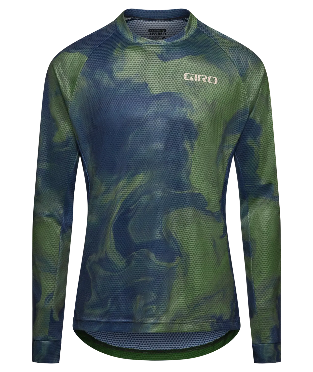 JERSEY GIRO HOMBRE ROUST MANGA LARGA VERDE COSMICO Giro