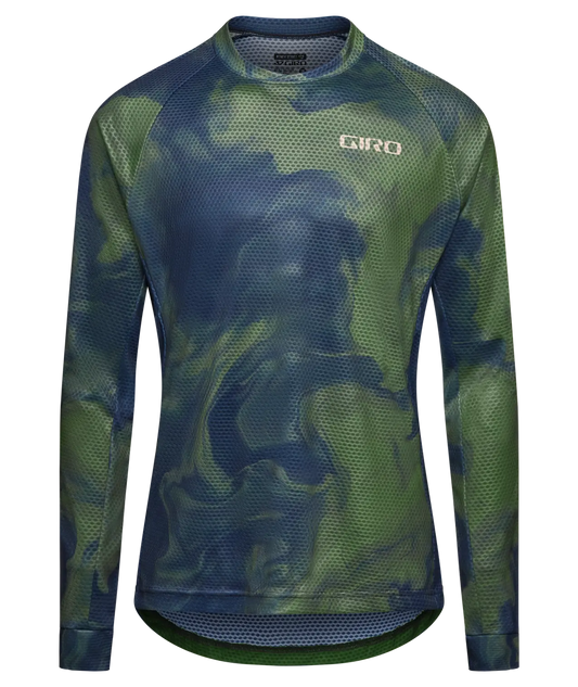 JERSEY GIRO HOMBRE ROUST MANGA LARGA VERDE COSMICO Giro