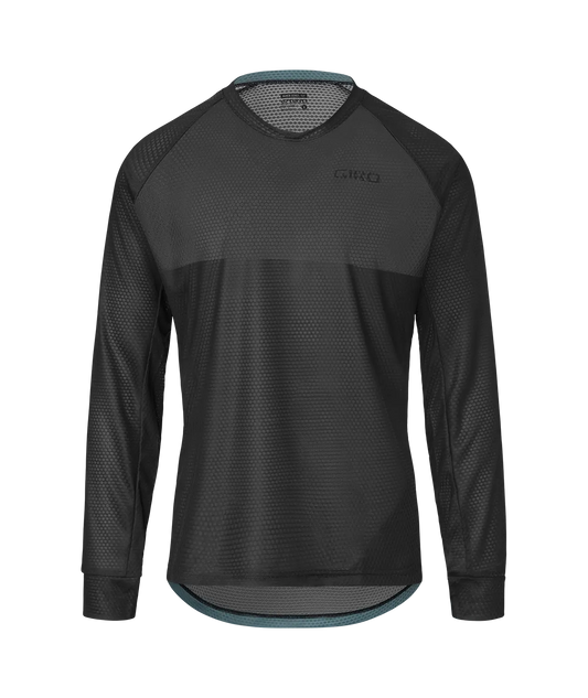 JERSEY GIRO HOMBRE ROUST MANGA LARGA BLACK/GREY Giro