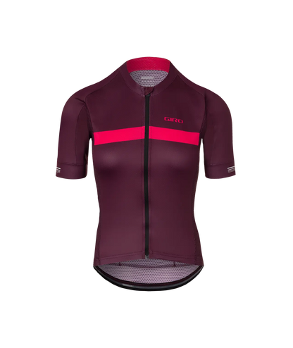 JERSEY CHRONO MUJER GIRO DARK CHERRY/RASPBERRY STRIPE Giro