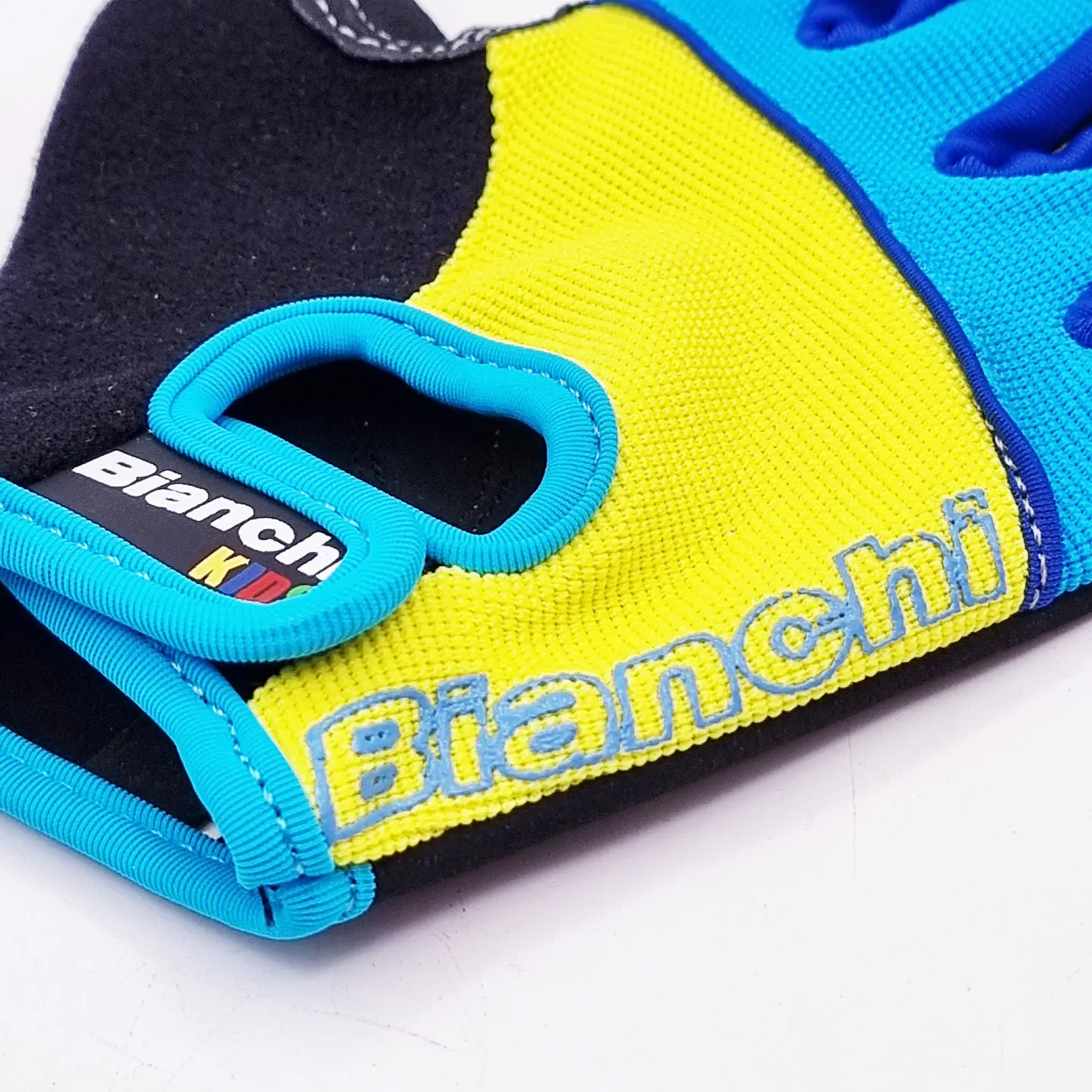 GUANTE BIANCHI NIÑO LIGHT BLUE/YELLOW Bianchi