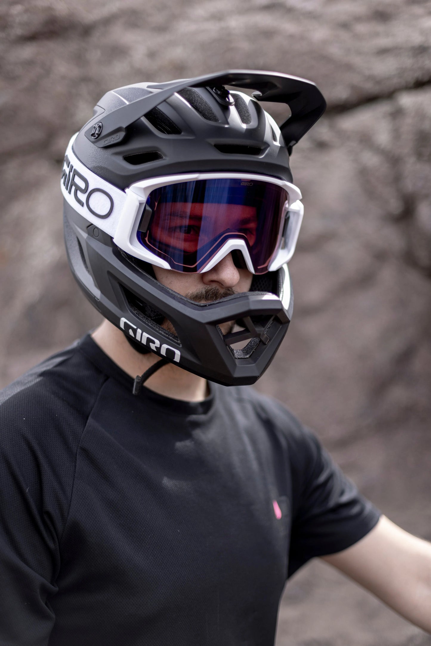 ANTIPARRA GIRO DROPLINE MTB DARK SAGE VIVID TRAIL/CLEAR - Bianchi Store