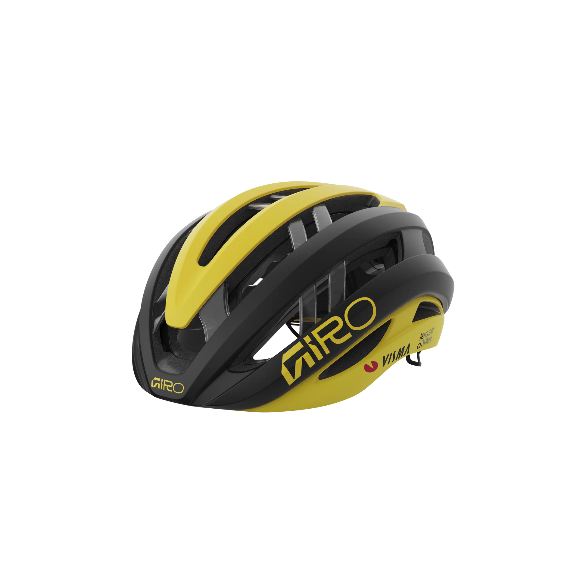CASCO GIRO ARIES SPHERICAL TEAM VISMA BLACK/YELLOW Giro