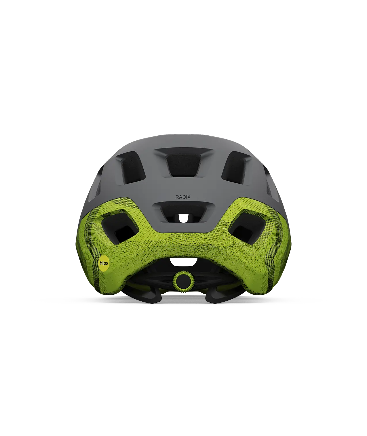 CASCO GIRO RADIX MIPS MATTE METALLIC BLACK/ANODIZED LIME Giro