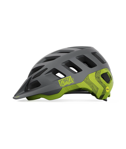 CASCO GIRO RADIX MIPS MATTE METALLIC BLACK/ANODIZED LIME Giro