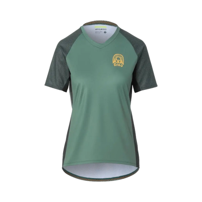 JERSEY GIRO ROUST MUJER GREY GREEN WAVY Giro
