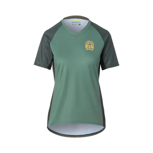 JERSEY GIRO ROUST MUJER GREY GREEN WAVY Giro