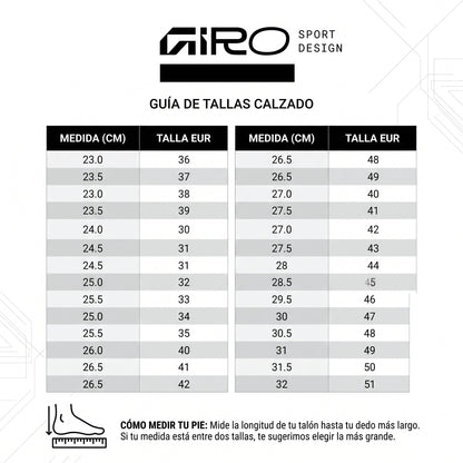 ZAPATILLA GIRO CHAMBER III WHITE/BLACK Giro