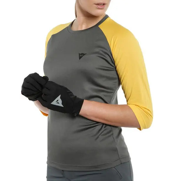 JERSEY DAINESE HG BONDY 3/4 WMN  DARK-GRAY/YELLOW Dainese