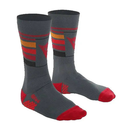 CALCETA DAINESE HG HALLERBOS  DARK-GRAY/RED Dainese