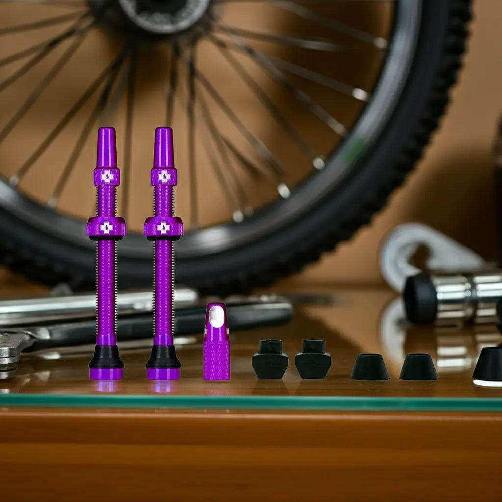 Kit valvulas tubeless Muc-Off 60mm púrpura Muc-off