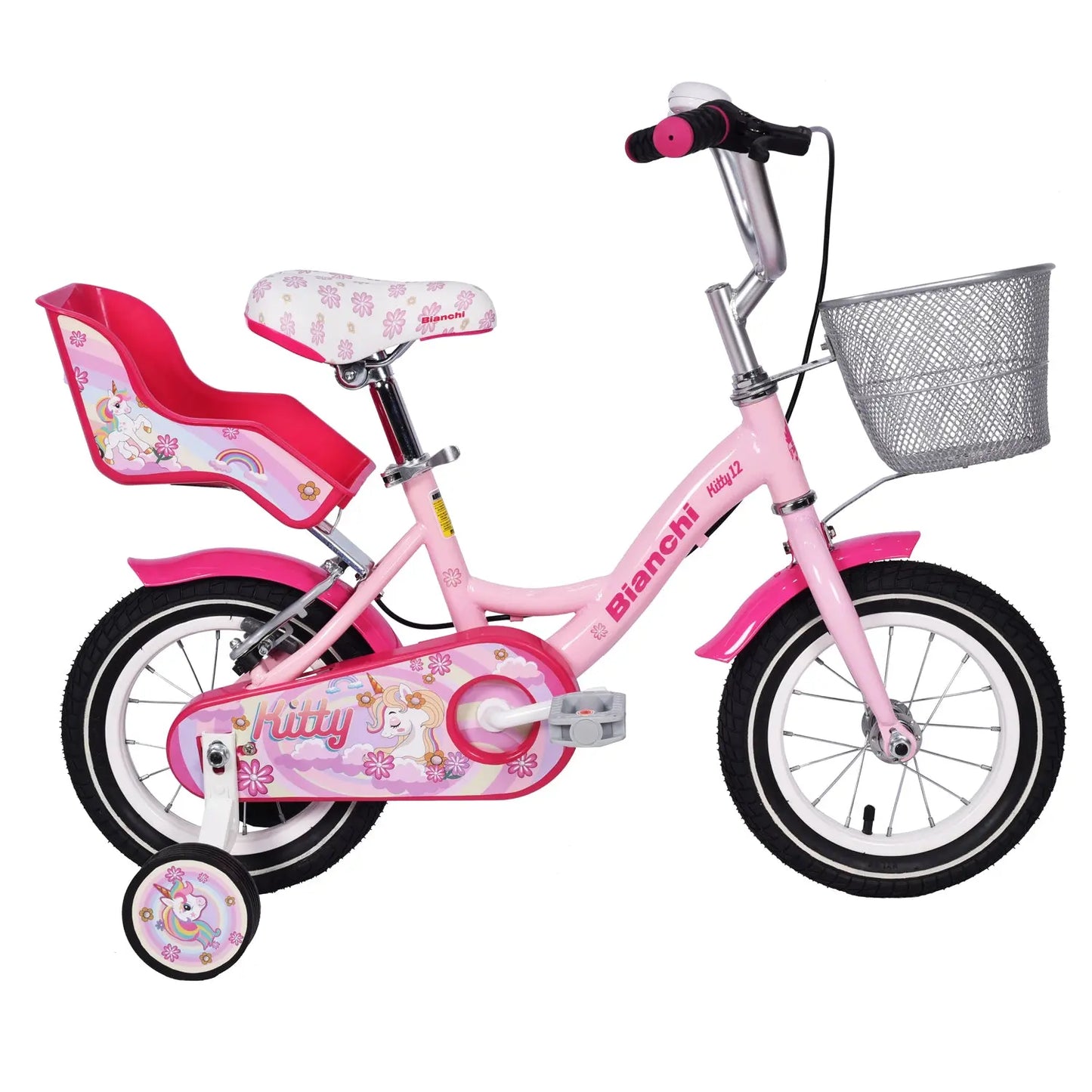 BICICLETA BIANCHI KITTY 12 ROSADO - Bianchi Store