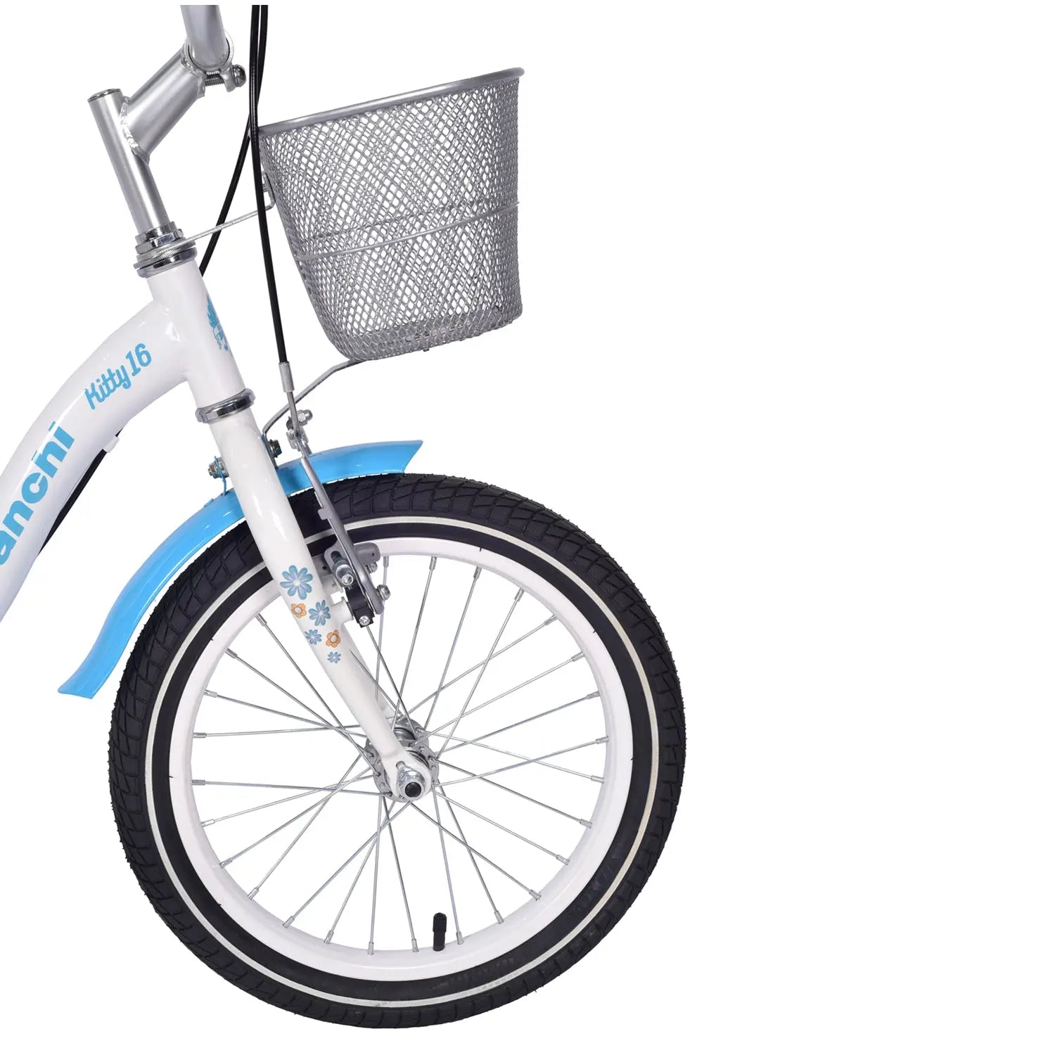 BICICLETA BIANCHI KITTY 16 BLANCO  / AZUL - Bianchi Store