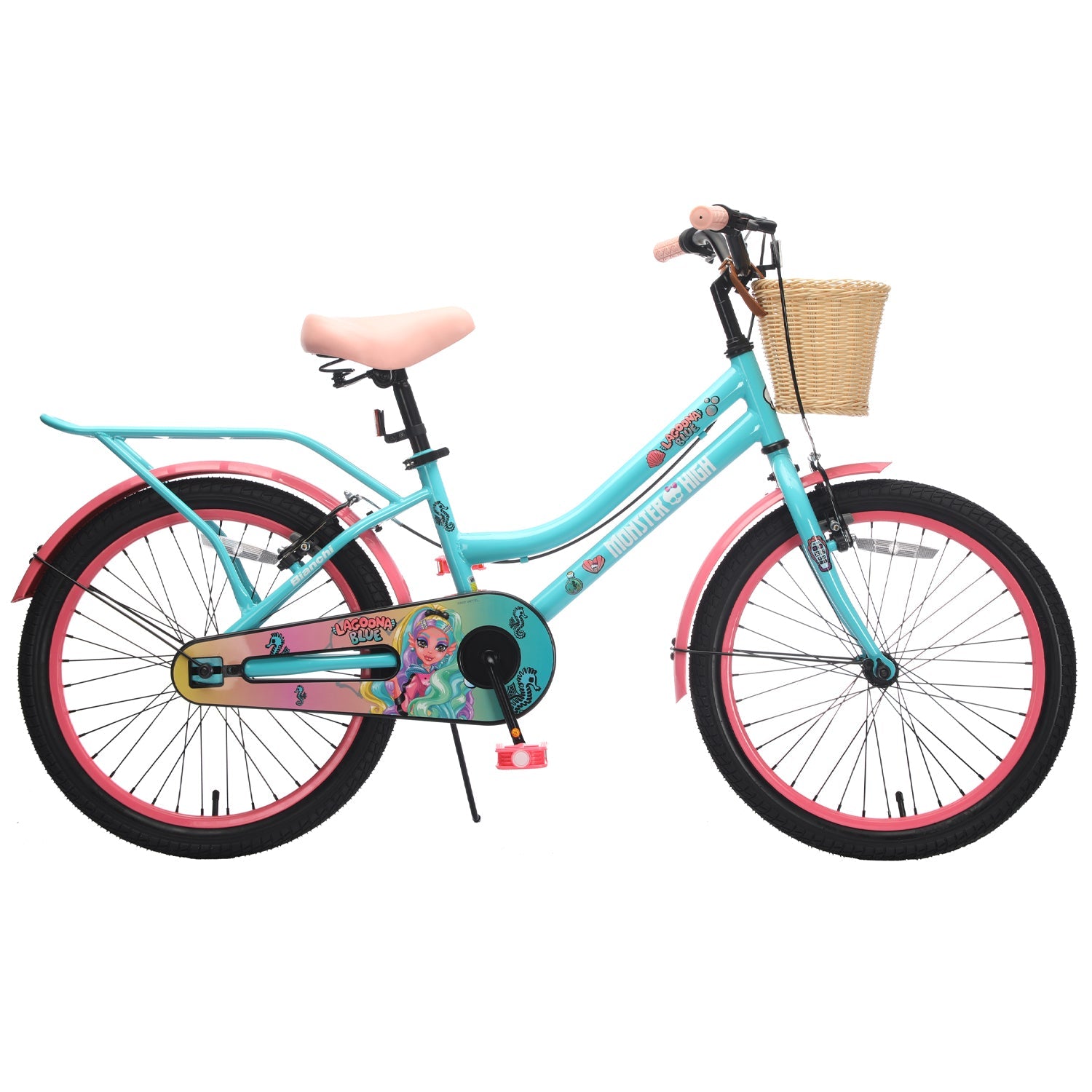 BICICLETA MONSTER HIGH 20 CELESTE Bianchi