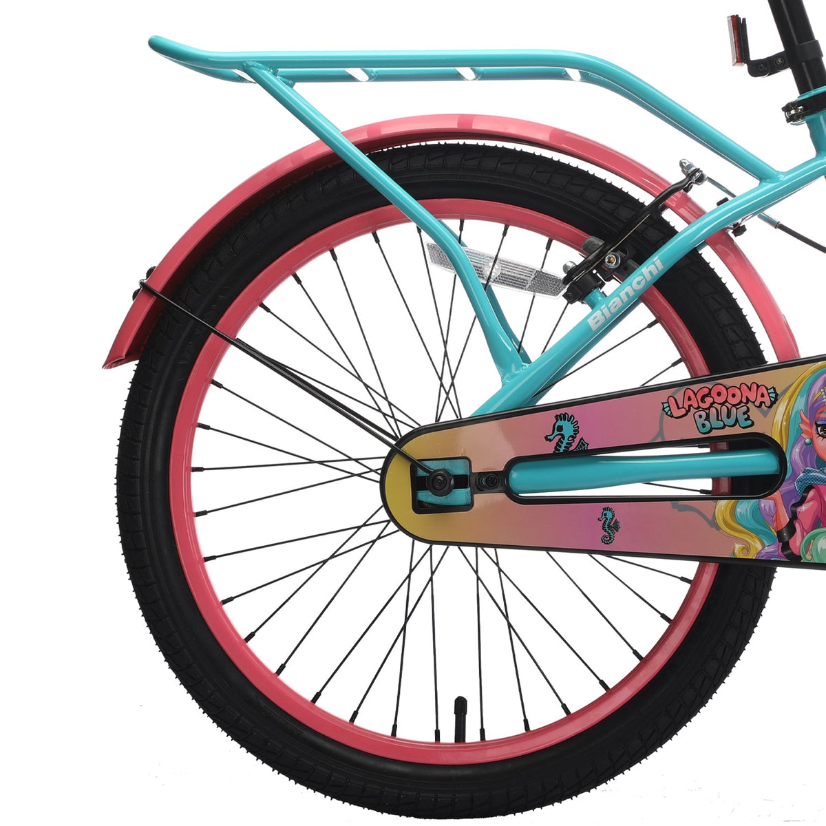 BICICLETA MONSTER HIGH 20 CELESTE Bianchi