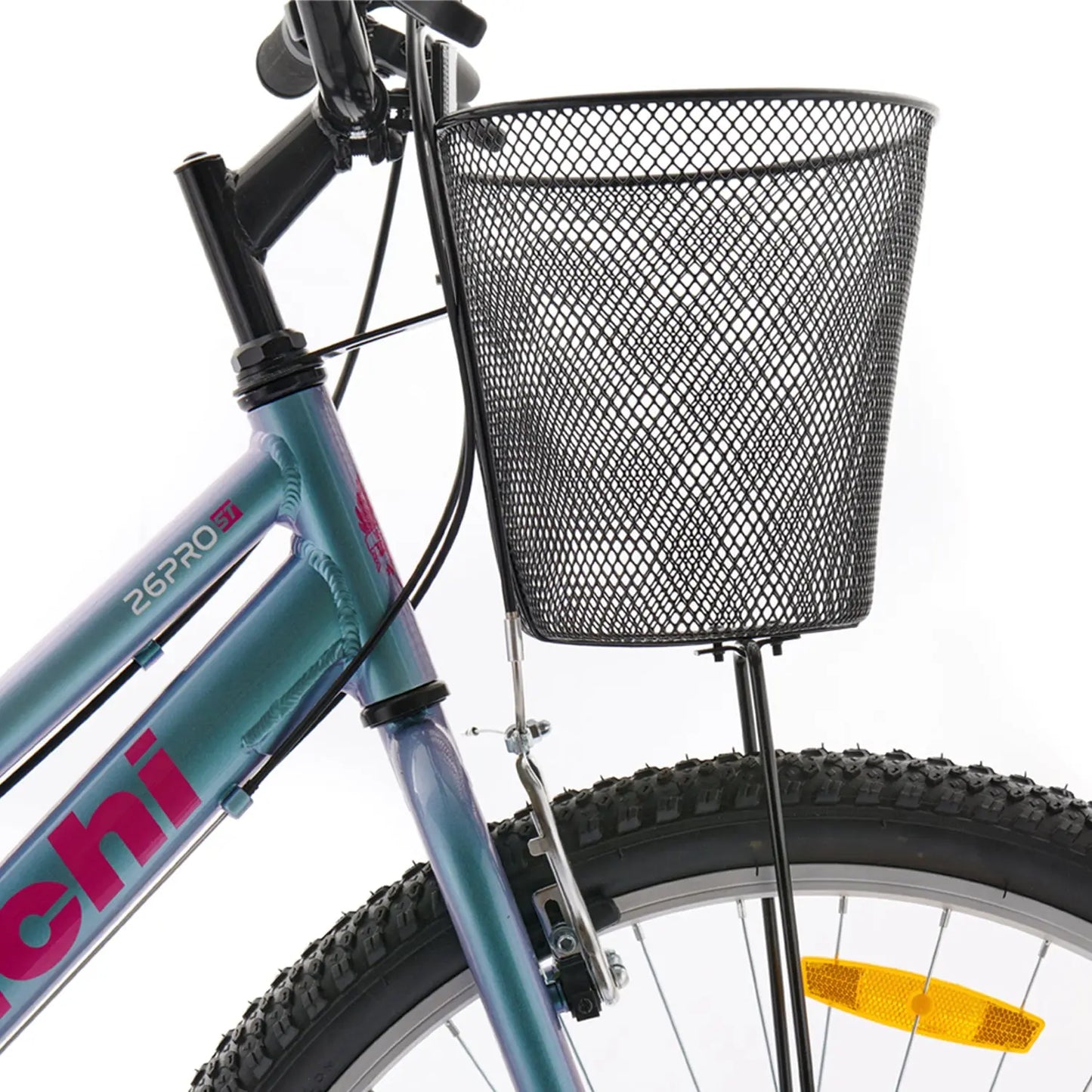 BICICLETA BIANCHI MTB PRO 26 ST LADY CON CANASTO VERDE - Bianchi Store