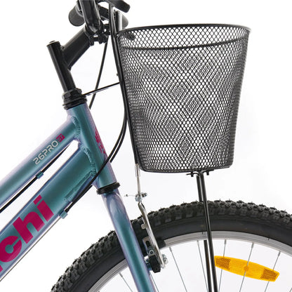 BICICLETA BIANCHI MTB PRO 26 ST LADY CON CANASTO VERDE - Bianchi Store