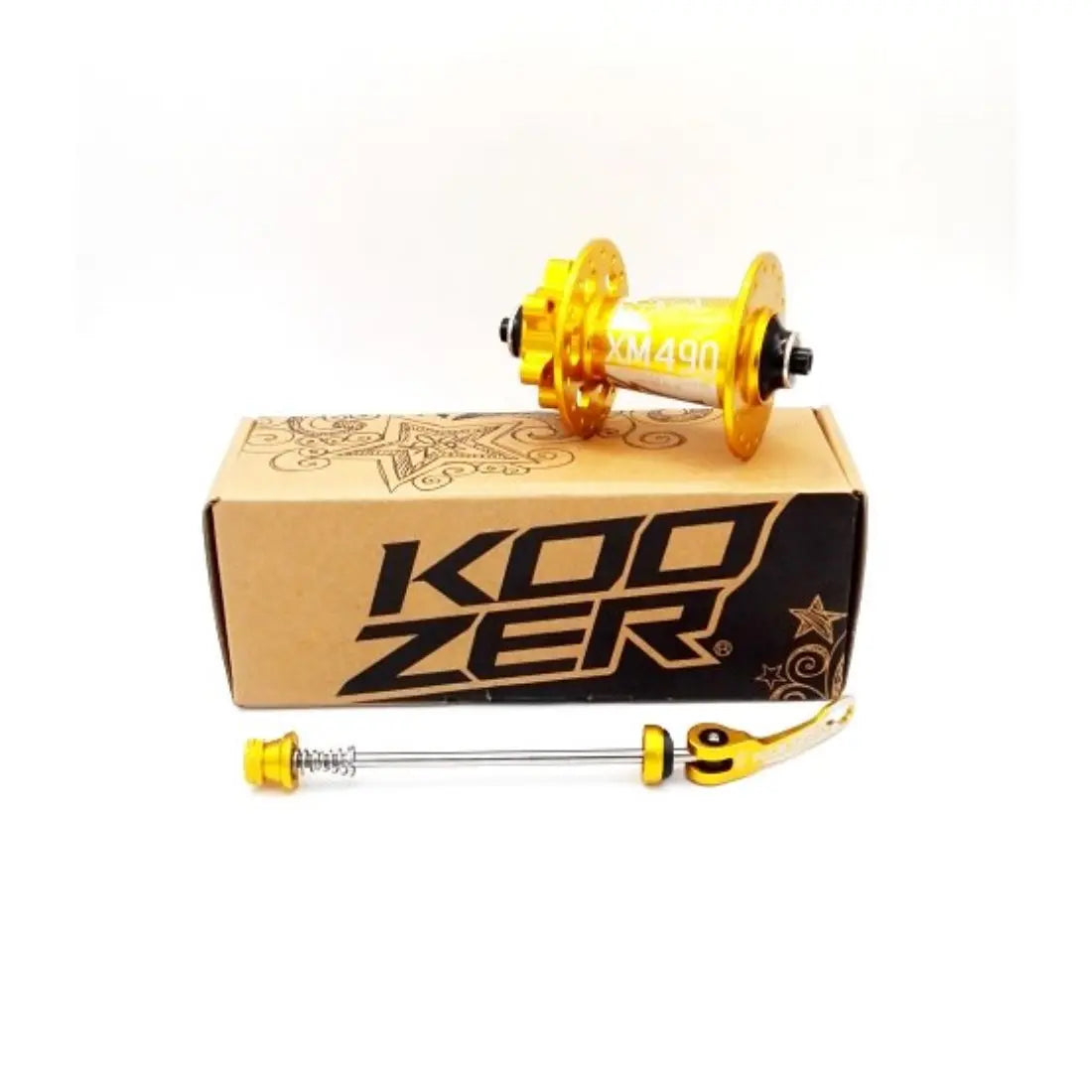 MAZA DE BICICLETA KOOZER 32H 9X100 MM GOLD Koozer