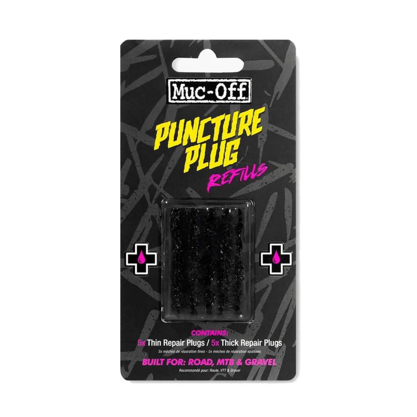 RECARGA DE REPARACION BICICLETA PLUG REPAIR MUC-OFF PACK 5 Muc-off