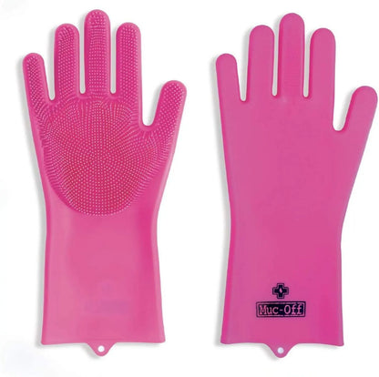 GUANTE DE LIMPIEZA PARA BICICLETA MUC-OFF DEEP SCRUBBER PINK Muc-off