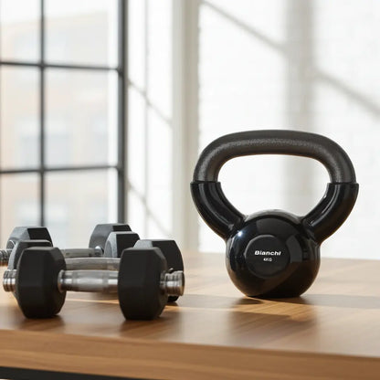 PESA KETTLEBELL 4 KG NEGRA Bianchi