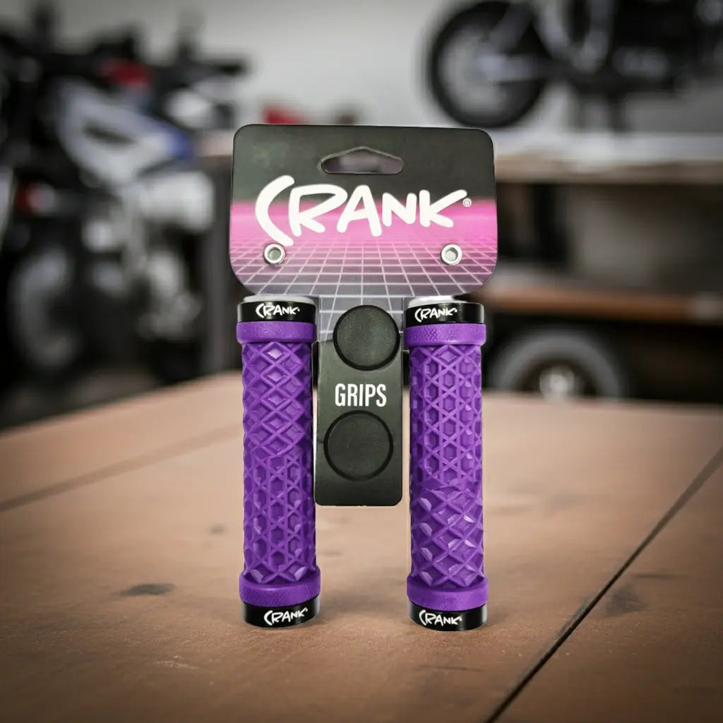PUÑO CRANK LOCK ON 130MM PURPLE - Bianchi Store