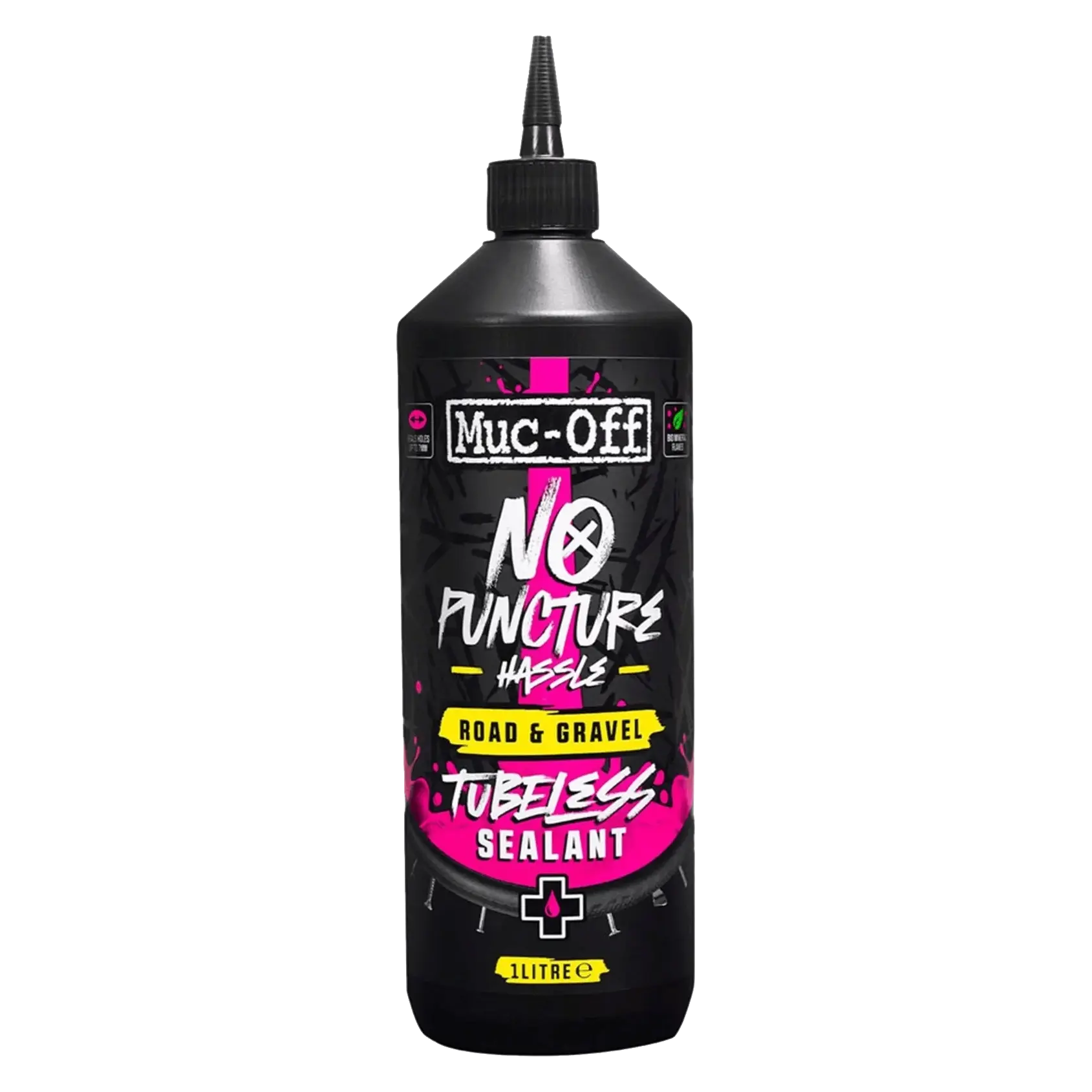 LIQUIDO TUBULAR NO PUNCTURE HASSLE RUTA Y GRAVEL MUC-OFF 1L - Bianchi Store