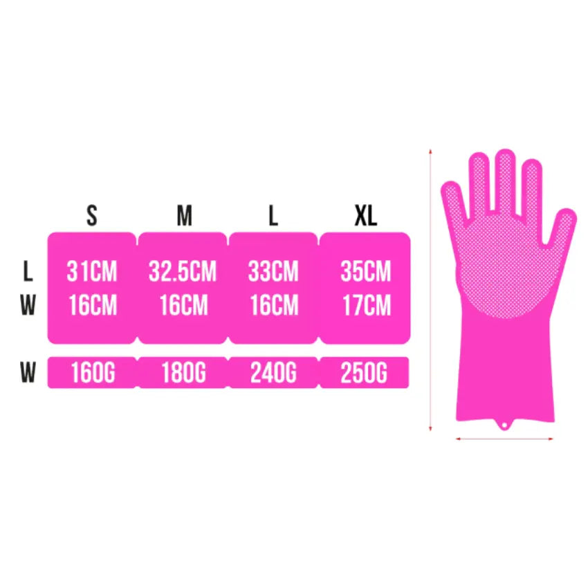 GUANTE DE LIMPIEZA PARA BICICLETA MUC-OFF DEEP SCRUBBER PINK Muc-off