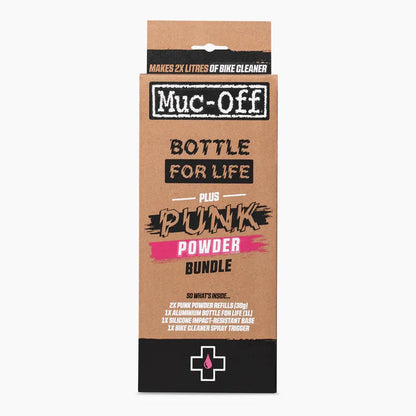 Kit Muc-off Bottle for life (Botella + 4 Punk Powder) Muc-off