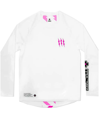 Muc-Off Long Sleeve Riders Jersery White L Muc-off