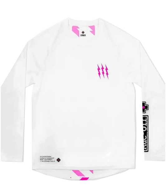 Muc-Off Long Sleeve Riders Jersery White L Muc-off